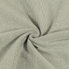 Bündchenstoff gestreift 1mm tannengrün