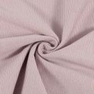 Bündchenstoff gestreift 1mm hellmauve