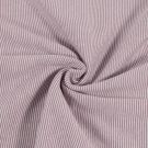 50x70 cm bündchenstoff gestreift 1mm mauve