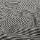 Bündchenstoff gestreift 1mm schwarz