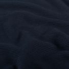 Ottoman ripp-jersey uni marine