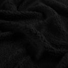 Sherpa fleece uni schwarz