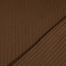 Baumwolljersey rib braun