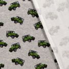 Alpenfleece autos hellgrau meliert