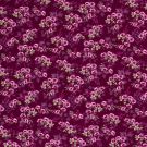 Baumwolle popeline gemustert blumen weinrot