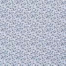 Baumwolle popeline gemustert blumen blau