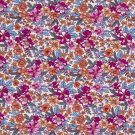 Baumwolle popeline gemustert blumen offwhite