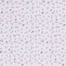 Baumwolle popeline blumen hellblau