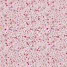 Baumwolle popeline blumenfeld hellrosa