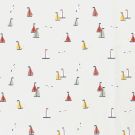 Baumwolle popeline segelboote mit möwen mint