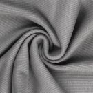 50x60cm bündchenstoff gerippt 2x2 grau