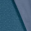 Softshell digitaldruck kaschiert tropfen indigo