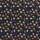 Baumwolle christmas schmuck marine/gold