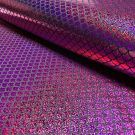 Lamé stretch foliendruck mermaid fuchsia