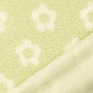 Teddy jacquard blumen hellgrün