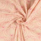 Seersucker ornamente rosa