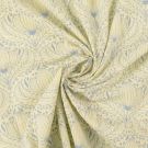 Seersucker ornamente blau