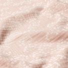 Baumwoll musselin blumen altrosa