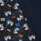 Softshell digitaldruck gaming controller schwarz