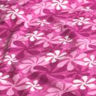 Baumwolljersey blumen rosa