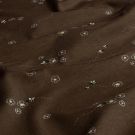 Baumwolljersey bienen dunkelbraun