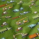 Sweat/french terry baufahrzeuge khaki grün