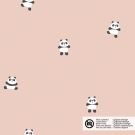 Baumwolle popeline pandas hellrosa