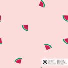 Baumwolle popeline wasselmelone hellrosa