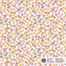 Baumwolle popeline blumen rosa