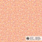 Baumwolle popeline blumen lachs