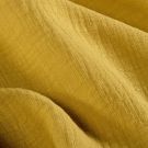 Baumwoll musselin slub ocker