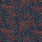 Viskosejersey leopard stahlblau