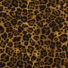 Viskosejersey leopard camel