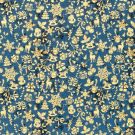 Baumwolle weihnachten schmuck marine/gold