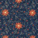 Baumwolle weihnachten weihnachtssterne stahlblau/gold