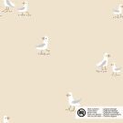 Baumwolljersey möwen beige