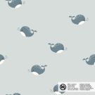 Baumwolljersey wale hellgrau