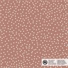 Baumwolle popeline punkte brick
