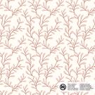 Baumwolle popeline zweige brick