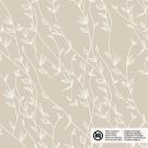 Baumwolle popeline zweige beige