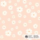 Baumwolle popeline blumen hellrosa