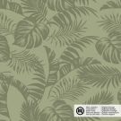 Baumwolle popeline blätter olivgrün