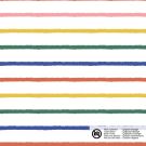 Baumwolle popeline streifen weiß