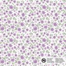 Baumwolle popeline blumen lila