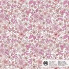 Baumwolle popeline blumen rosa