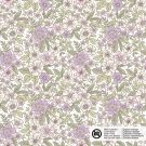 Baumwolle popeline blumen lila