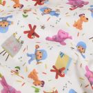 Baumwolle popeline pocoyo & friends weiß