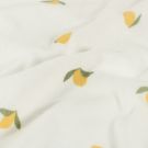 Stretch frottee zitronen offwhite