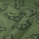 Sweat/french terry autos tannengrün