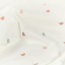 Baumwolljersey vögel offwhite